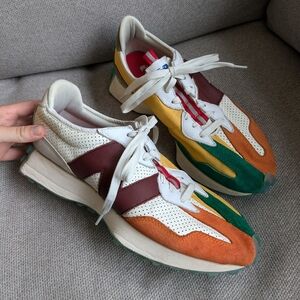 Size 8.5 New Balance Dejounte Murray x 327 Heat Up Tennis Shoes Mens